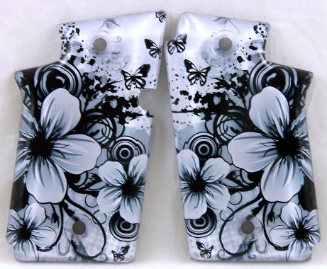 Floral and Butterflies featured on Sig Sauer P938 Ambidextrous Pistol Grips