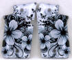 Floral and Butterflies SPD Custom 1911 Pistol and Paintball Marker Grips