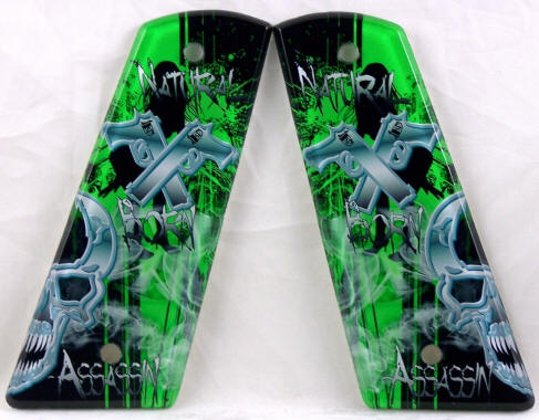 NBA Green featured on CCM 45 T2 Empire Sniper Paintball Marker  Grips
