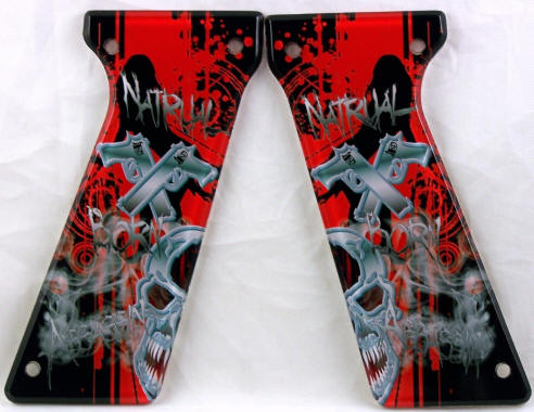 NBA Red featured on MacDev Cyborg Droid Paintball Marker  Grips