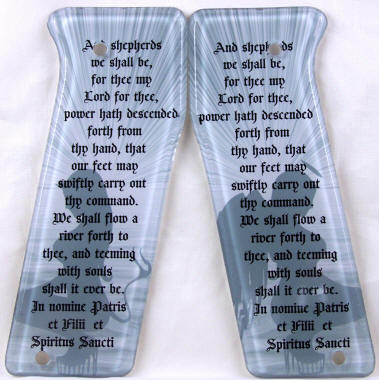 Saints Prayer featured on Empire Invert Mini Paintball Marker Grips