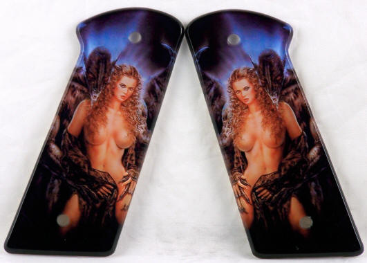 Naughty Angels 2 featured on Dangerous Power Revi/E1 Paintball Marker Grips
