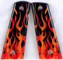Flames Red SPD Custom 1911 Pistol and Paintball Marker Grips