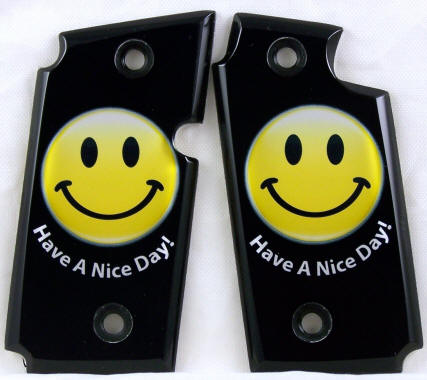 Smiley Have a Nice Day featured on Sig Sauer P238 Pistol Grips