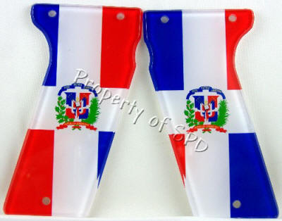 Dominican Republic Flag featured on Planet Eclipse Ego up to 06 Paintball Marker Grips