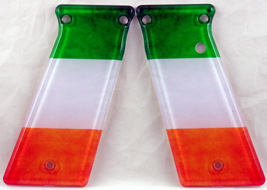 Irish Flag featured on Bob Long Paintball Marker Grips