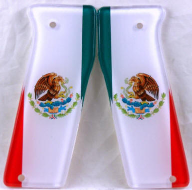 Mexico Flag featured on Empire Invert Mini Paintball Marker Grips