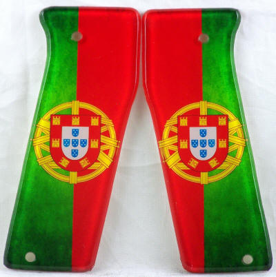 Portugal Flag featured on Empire Invert Mini Paintball Marker Grips