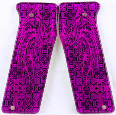 Angelic Tribal Wings Pink featured on Empire Invert Mini Paintball Grips
