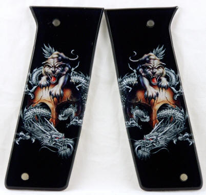 Dragon Tiger featured on Empire AXE Paintball Marker Grips