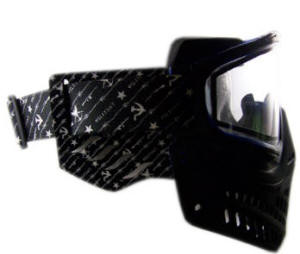 Militant Black SPD Paintball Mask Soft Ear and Strap