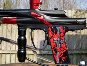 Etek Ego Paintball Gun with SPD Paintball Grips