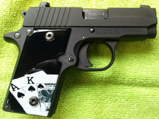 Ace & King of Spades Custom Sig P238 SPD Grips